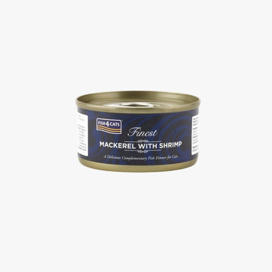 Fish4Cats Finest Mackerel with Shrimp 70g