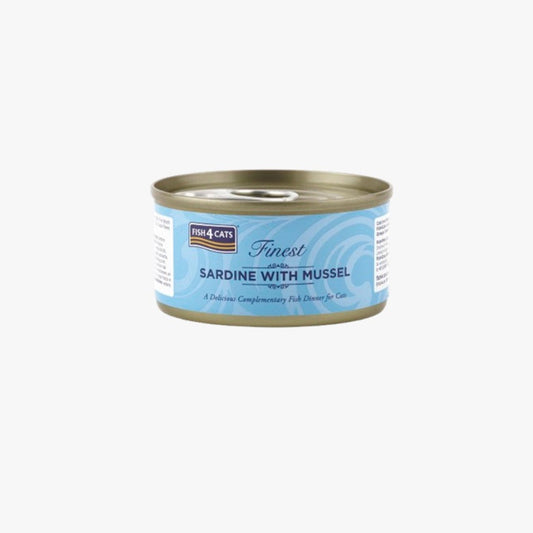 Fish4Cats Finest Sardine with Mussel 70g