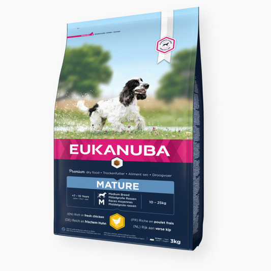 Eukanuba Dog Adult Senior Medium Breed Chicken 3kg
