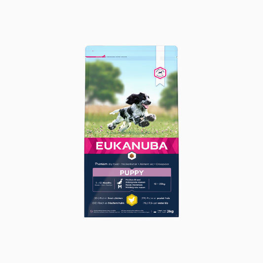 Eukanuba Dog Puppy Medium Breed Chicken 2kg
