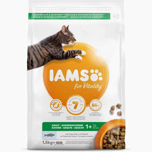 Iams Cat Adult Ocean Fish 1.5kg