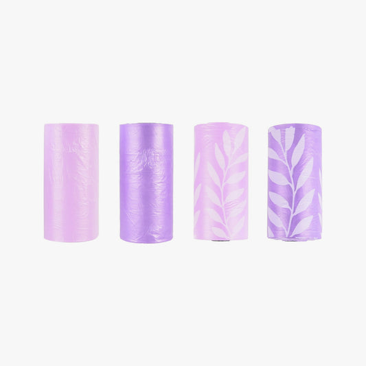 Poop Bags Lavender 4X15Pcs