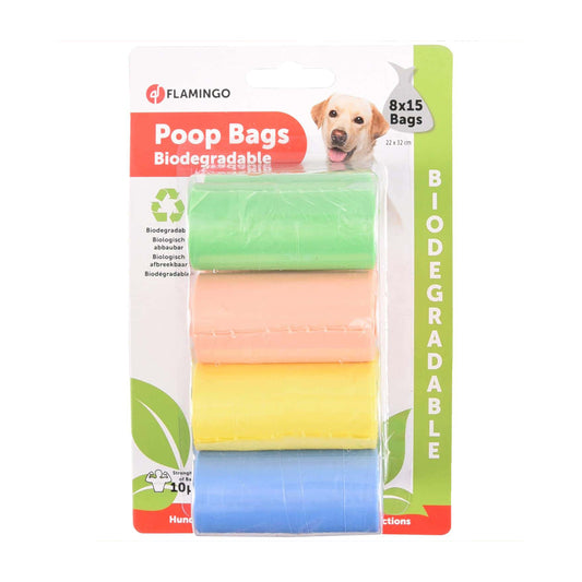 Poop Bags Bio Ass 8 Rolls X 15Pcs