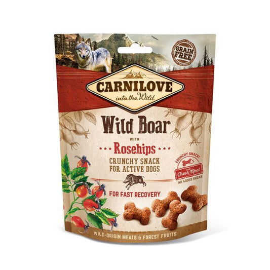 Carnilove Dog Crunchy Snack Wild Boar And Rosehips 200G