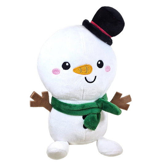 NOBBY CHRISTMAS PLUSH SNOWMAN