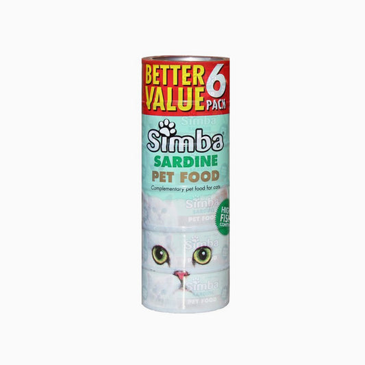 Simba Cat Food Sardine 6X170G