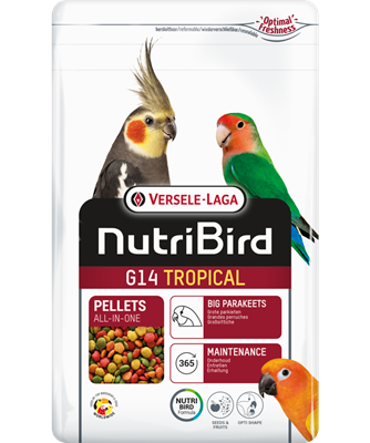 Versele-Laga NutriBird G14 Tropical Pellets All-in-One for Big Parakeets 1kg