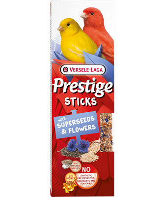 Versele-Laga Prestige Sticks w/ Superseeds & Flowers for Canaries