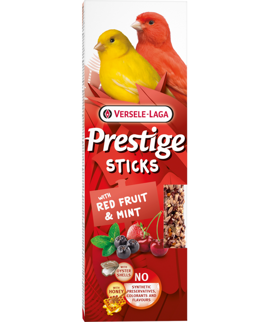 Versele-Laga Prestige Sticks w/ Red Fruit & Mint for Canaries