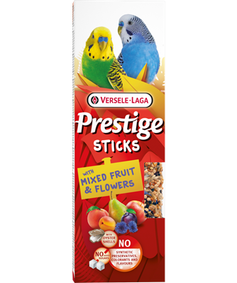 Versele-Laga Prestige Sticks w/ Mixed Fruits & Flowers for Budgies