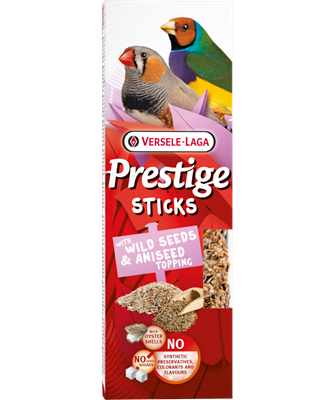Versele-Laga Prestige Sticks w/ Wild Seeds & Aniseed Topping for Finches