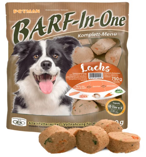 PET MAN BARF SALMON 750G