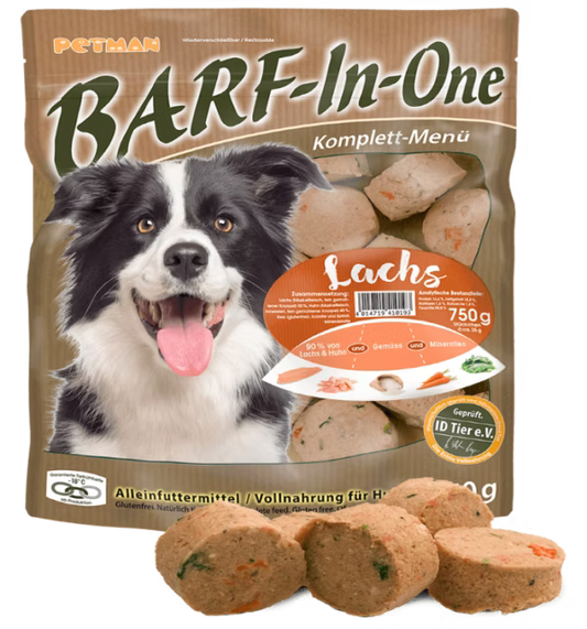 PET MAN BARF SALMON 750G