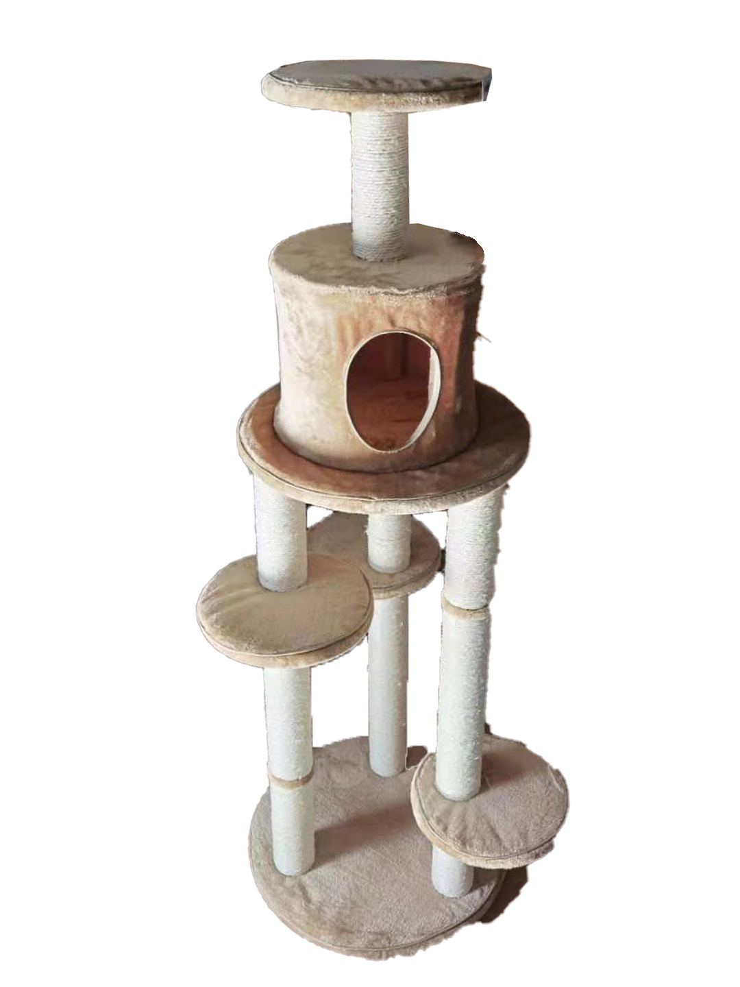 Beige Scratching Pole