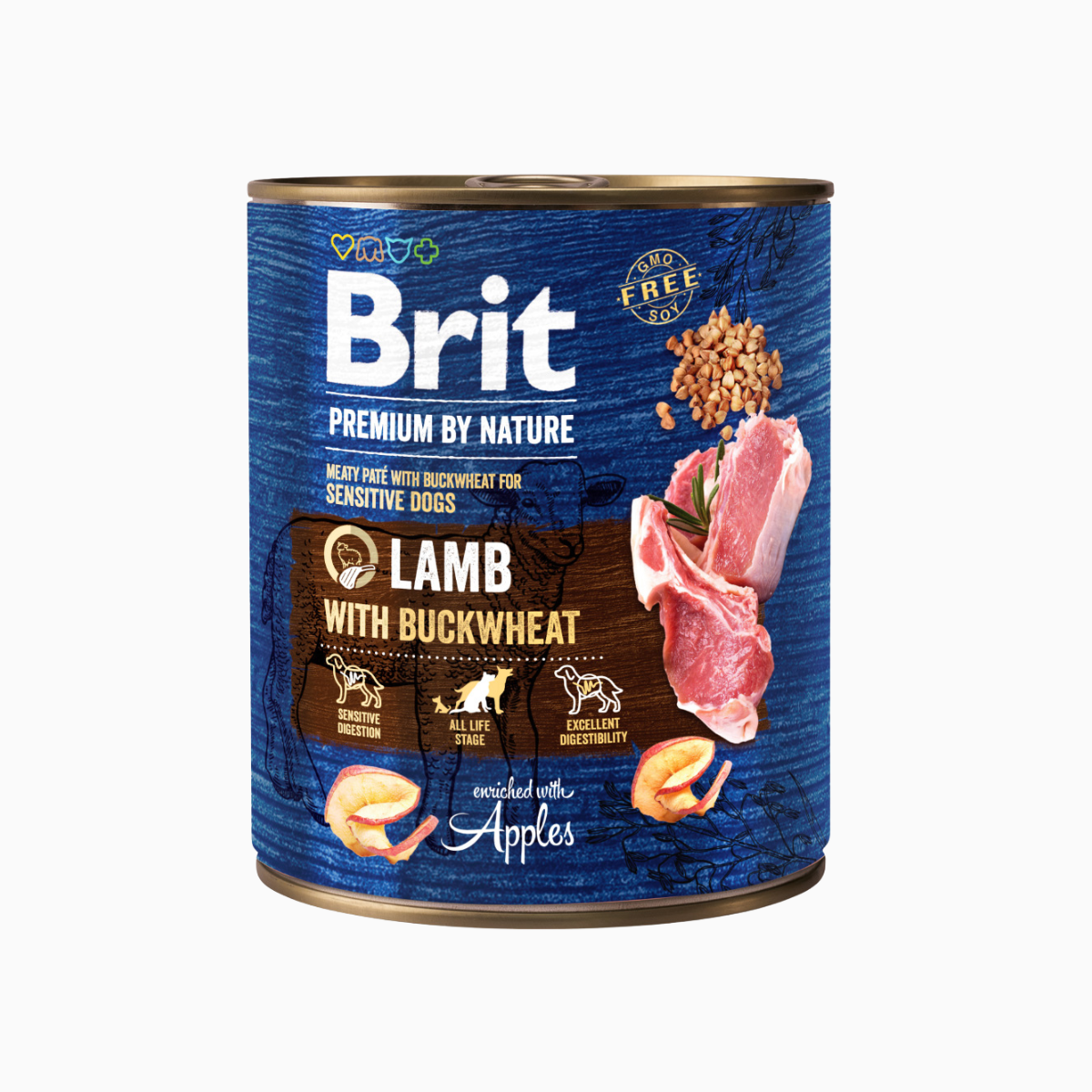 Brit Premium Lamb W/Buckwheat 800G