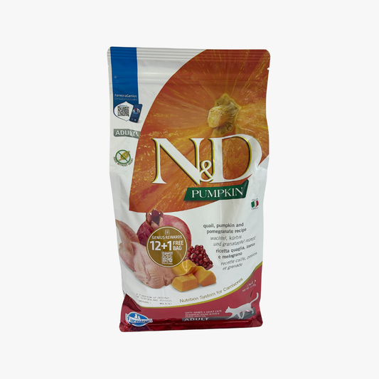 N&D Pumpkin Cat Quail & Pom 1.5Kg