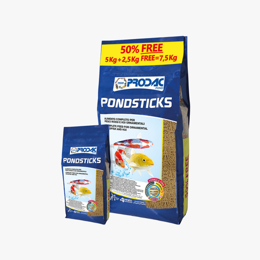 Prodac Pond Sticks Fish Food 5Kg+2Kg Fr