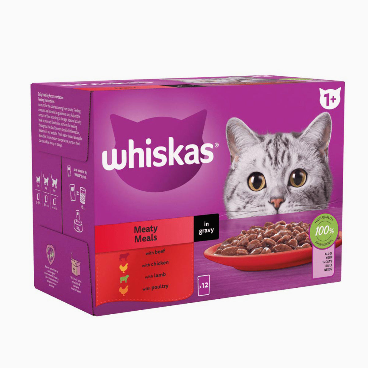 Whiskas Cat Meaty Selection 12X85Gr