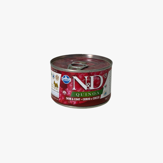 N&D Wet Quinoa Dog Venison/Coconut 140G