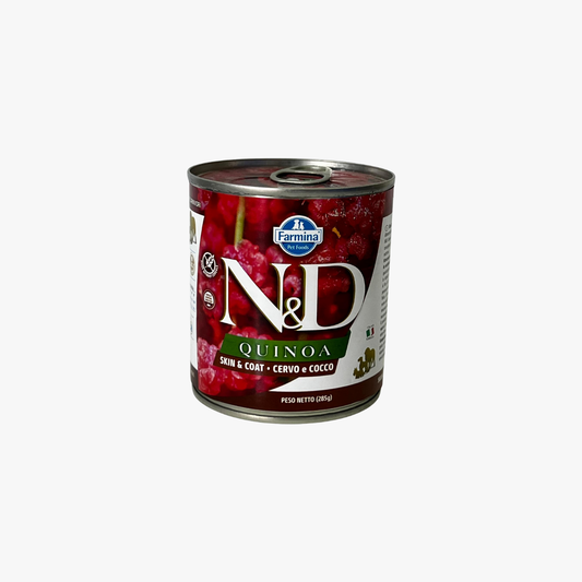 N&D Wet Quinoa Dog Venison/Coconut 285G