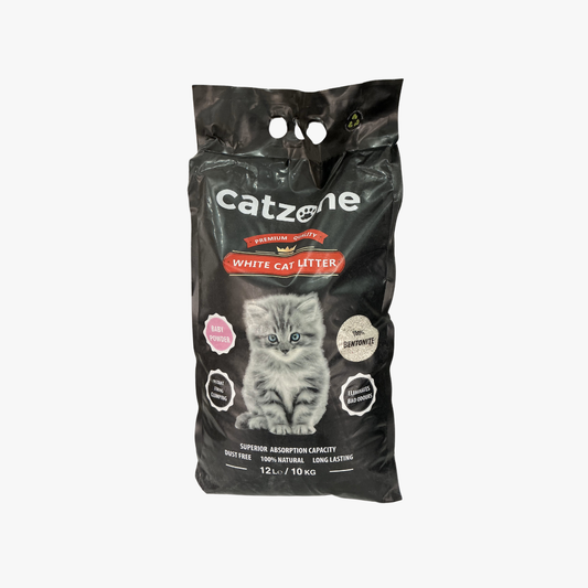 Catzone Baby Powder Cat Litter 10Kg