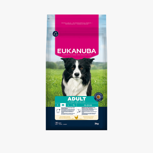 Eukanuba Dog Adult Medium Breed Chicken 3kg