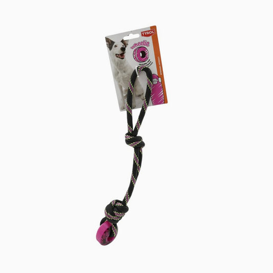 AGROBIOTHERS Dog Toy - Rope Tug Wheelie