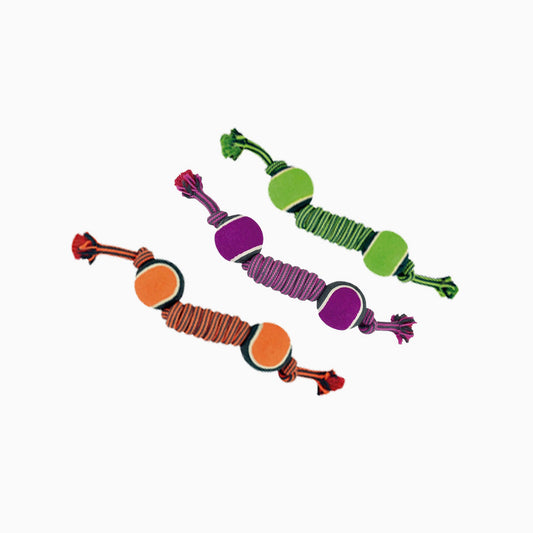 AGROBIOTHERS Dog Toy - Lance Rope Ball Frenchy