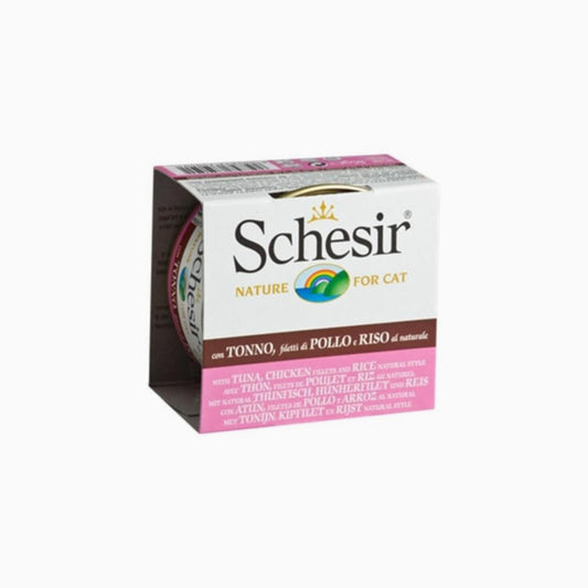 Schesir Cat Tuna/Chick & Rice 85G