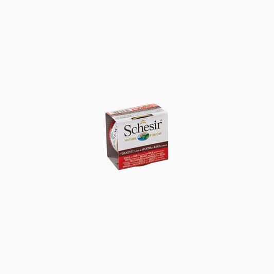Schesir Cat Tuna/Beef & Rice 85G