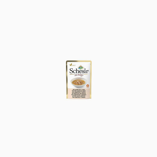 Sch Cat Soup Pink Salm/Carr 85G