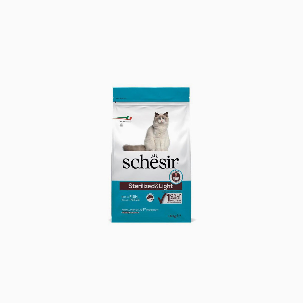 Schesir Cat 1.5Kg Ster & Light Fish