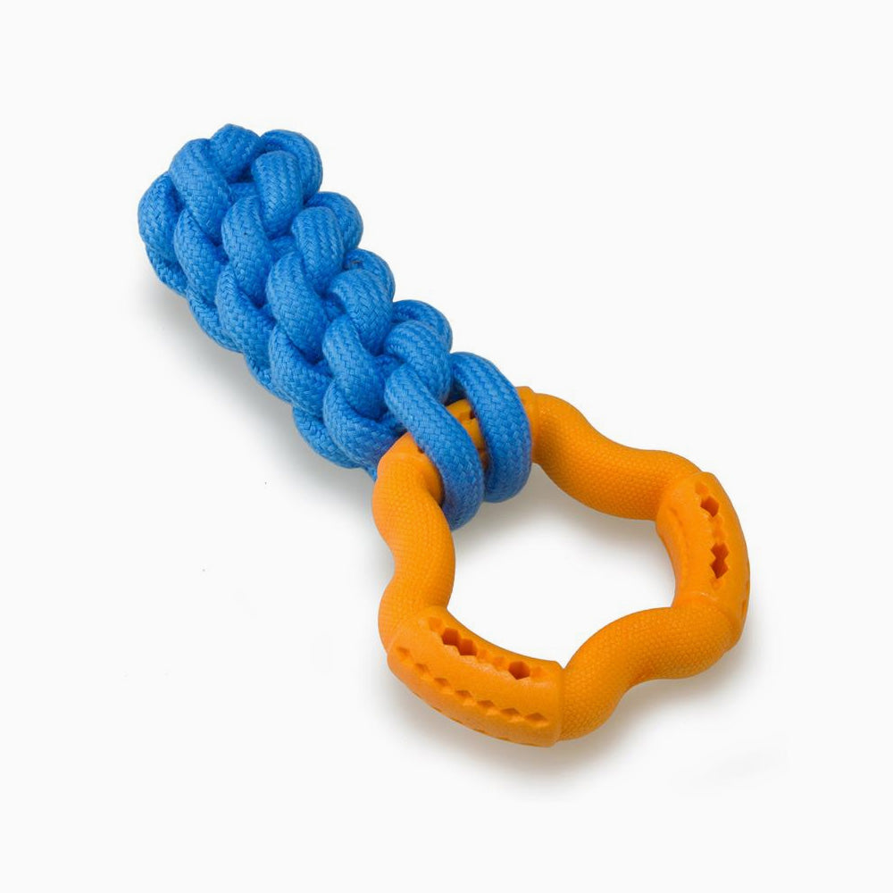 ARQUIVET Dog Toy - Braided Rope & Ring 24Cm
