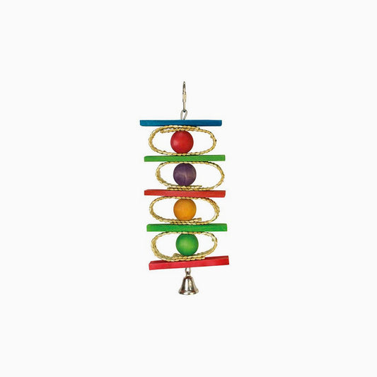 ARQUIVET Bird-Tpy Hoops Balls & Bell