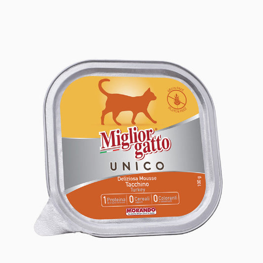 Miglior Gatto Unico Tray Turkey 85g
