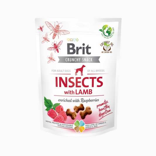 Brit Crunchy Trt Insect Lamb 250G