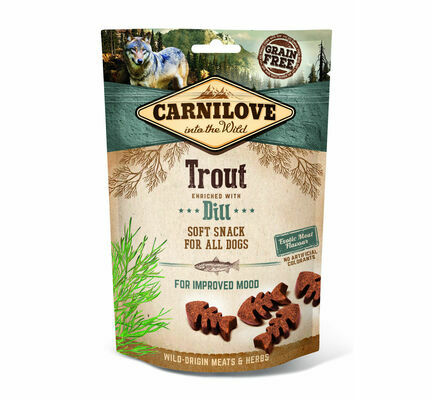 Carnilove Dog Soft Snack Trout And Dill 200G