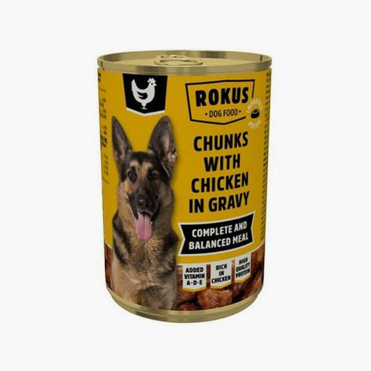 Rokus Dog Food Ckn Wet 400Gr