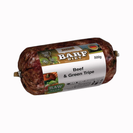 PRINCE Barf Beef & Green Tripe 500Gr