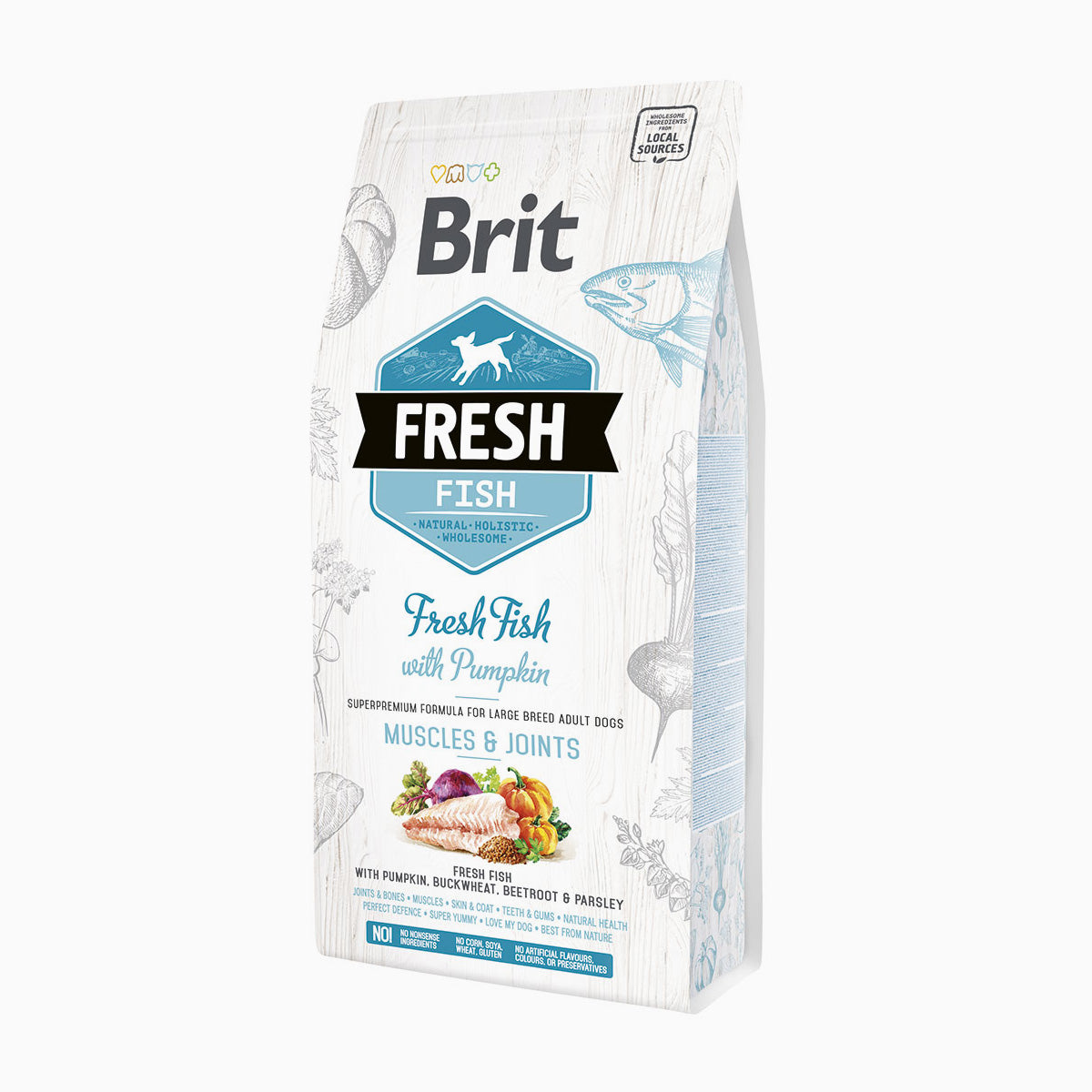 Brit Fish Pumpkin Adt Lrg 2.5Kg