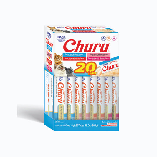 Churu 625 Box 20 Tubes Tuna/Seafood Variety