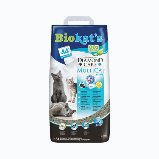 Biokat'S Diamond Care Multicat Fresh 8Lt