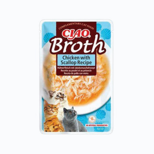 Churu Ciao Eu827 Broth Chicken W/Scallop