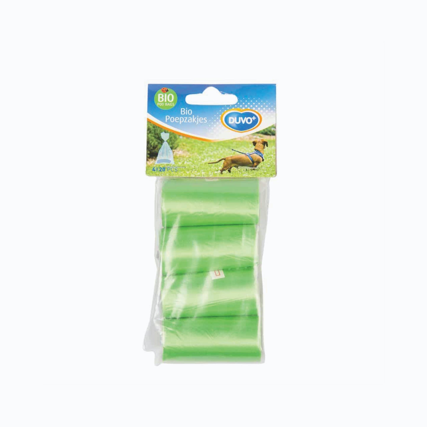 Duvo Bio Bags 4 Rolls X 20 Pcs