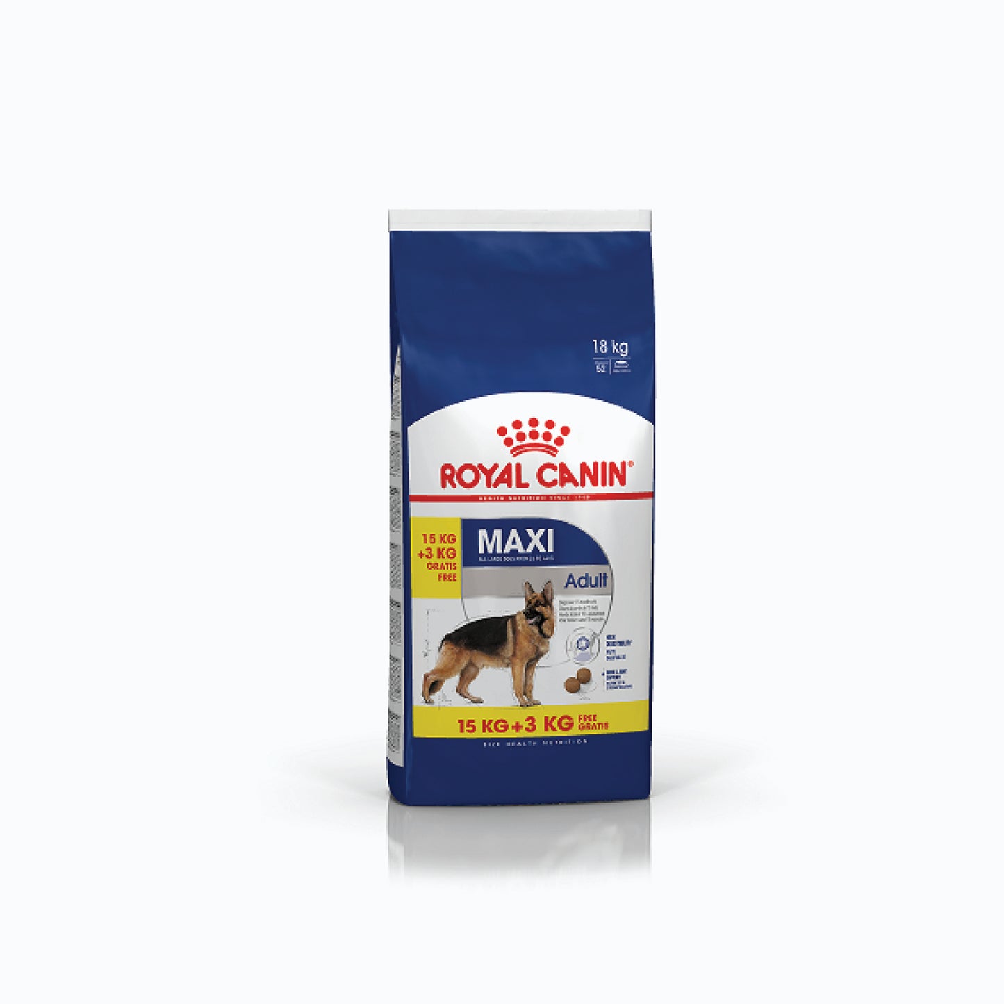 Maxi Adult 15Kg + Free 3 Kg