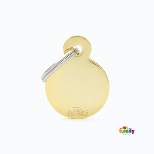 My Family Mfb12 Small Disc Brass Plated W/Gold