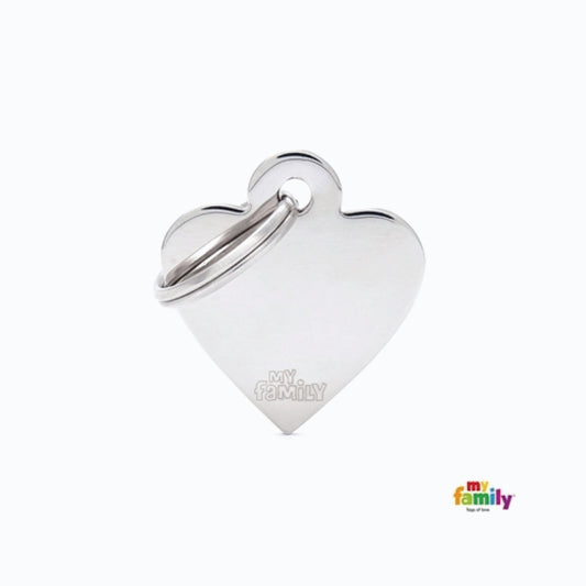 My Family Mfb21 Small Heart Brass Plated W/Chrome