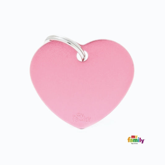 My Family Mfb29 Big Heart Aluminium Pink