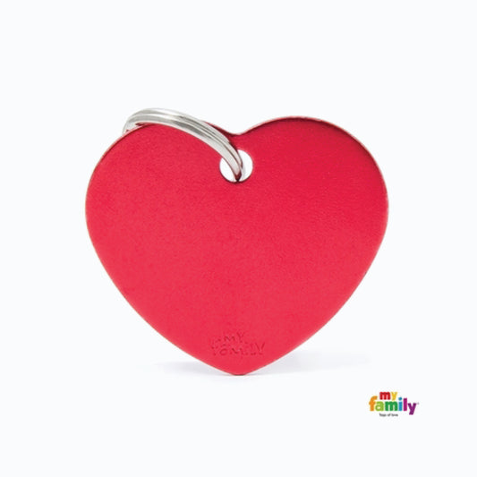 My Family Mfb30 Big Heart Aluminium Red