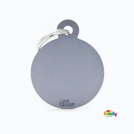 My Family Mfb62 Large Disc Aluminium Grey